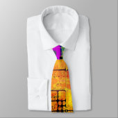Funky Geometric Multicolored Design Stropdas (Gebonden)