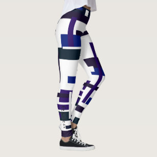 Funky Geometry Abstracte Art Fearless Leggings