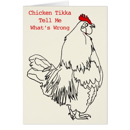 Funky Get Well Slogan Chicken Tikka Song Parodie (Devant)