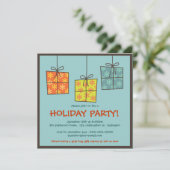 Funky Gifts Retro Holiday Grab Bag Party nodigt ui Kaart (Staand voorkant)