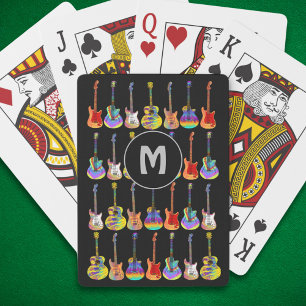 Funky Gitaar Custom Pokerkaarten