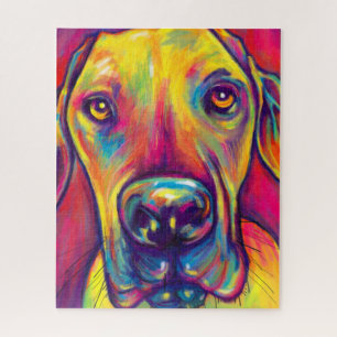 Funky Great Dane Art Puzzle