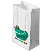 Funky Green Ram Chinois Année Zodiac S Sac cadeau (Dos Angle)