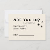 Funky Green Roze Rood Scribble RSVP (Voorkant)