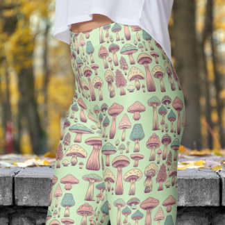 Funky Green Tea Wild Schoenen Patroon Leggings