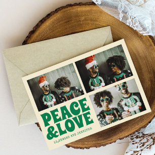 Funky Groovy Merry Xmas 3 foto kerst Kaart