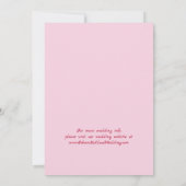 Funky Hand getrokken Champagne Bruiloft Save The D Kaart (Achterkant)