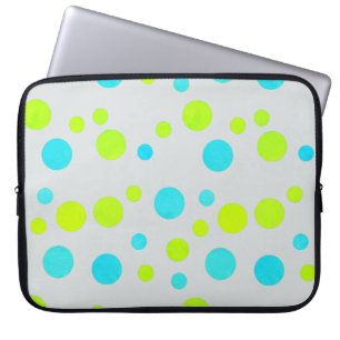 Funky Happy Bubbles Kleurrijke Laptop Sleeve