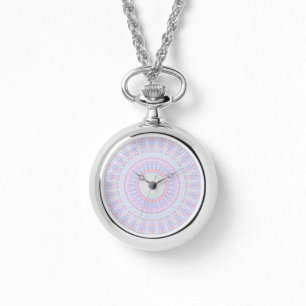 Funky Hippie Mandala Horloge