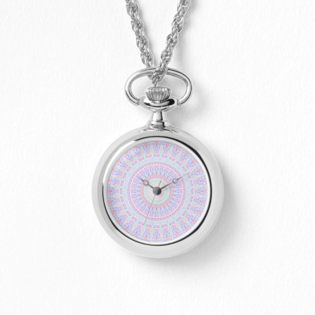 Funky Hippie Mandala  Horloge (Voorkant)