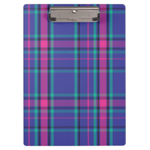 Funky Hot Pink en Paars Pset Tartan iPad Air C Klembord