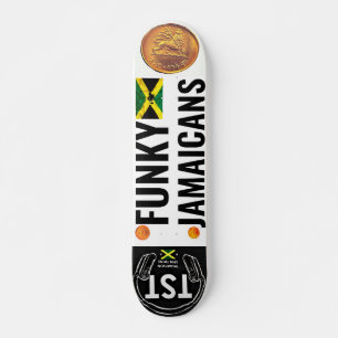 FUNKY JAMAÏCAINS Planche de skateboard 7 3/4"