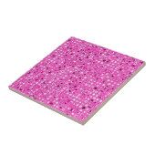 Funky "Joli En Rose" Mosaïque Carreaux Motif (Côté)