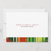 Funky Joyeux Noël Carte de vacances photo personna (Dos)