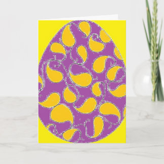 Funky Kaart van Paisley Pasen