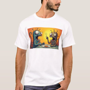Funky Kaiju Osaka Monster Art - Verspreid vreugde T-shirt