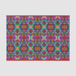 Funky Kaleidoscope Pattern Tissuepapier