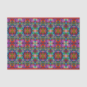 Funky Kaleidoscope Pattern Tissuepapier
