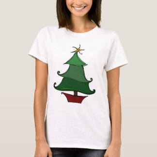 Funky kerstboomschets T-Shirt