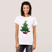 Funky kerstboomschets T-Shirt (Voorkant volledig)