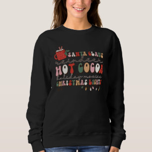 Funky Kerstmis Kerstman Rendier Warme Chocolade Trui