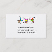 Funky Kinder Visitekaartje (Achterkant)