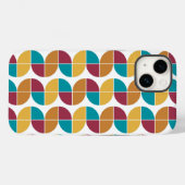 Funky Kleurrijke 70s Geometrisch Patroon Case-Mate iPhone Case (Achterkant (horizontaal))