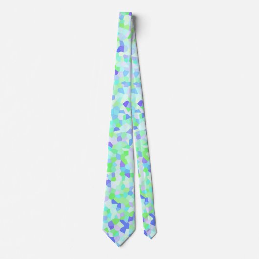 Funky Kleurrijke Groovy Boho Quirky Sprinkle Mozaï Stropdas (Voorkant)