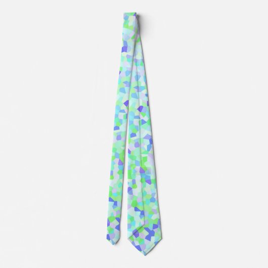Funky Kleurrijke Groovy Boho Quirky Sprinkle Mozaï Stropdas (Achterkant)
