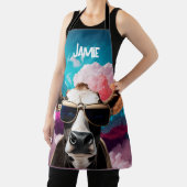 Funky Koe in Zonnebril Schort (Insitu)