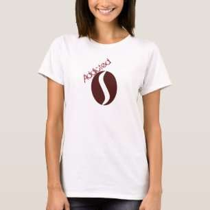 Funky koffieboon t-shirt