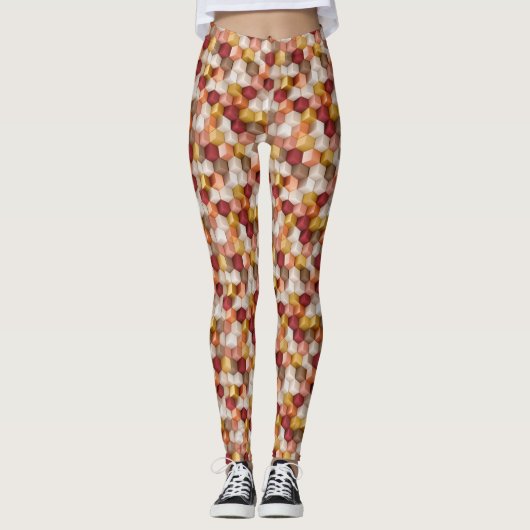 Funky Kubussen Leggings (Voorkant)