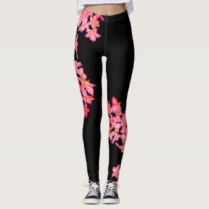 Funky Kudu-leliebloemenprint Leggings