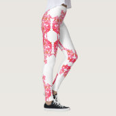 Funky Kudu Lily Fleurs Imprimer Leggings (Droite)