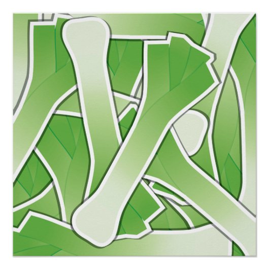 Funky leek perfect poster (Voorkant)