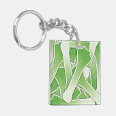 Funky leek sleutelhanger (Voorkant Links)