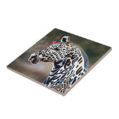 Funky Leopard Appaloosa Ceramic Tile Tegeltje (Zijkant)