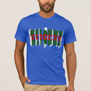 Funky Letters Б Wit-Rusland а р T-shirt е T-Shirt