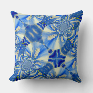 Funky leuke Orchidee Watercolor surrealistische sc Kussen