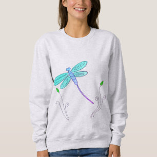 Funky Libelle Abstracte Kunst om te Dragen Trui