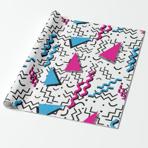 Funky Loud Memphis Design Cadeaupapier