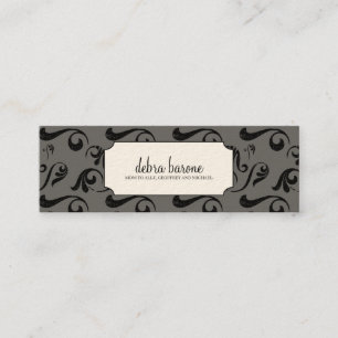 Funky mammie die kaarten oproept contactkaartje