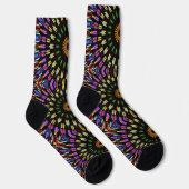 Funky Mandala Art Colorful Socks Sokken (Rechts)
