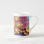 Funky Mandalas China Mug (Droite)