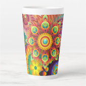Funky Mandalas Latte Mug (Devant)