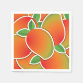 Funky mango servetten (Voorkant)