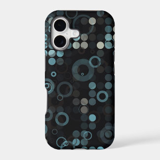 Funky Mannelijk Grijs Blauw Cirkel Stijlvolle Geom