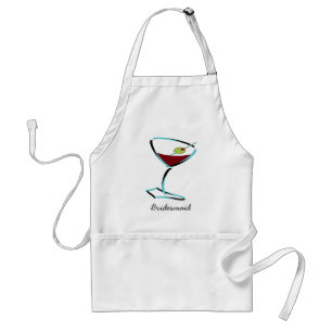 funky martini aqua standaard schort