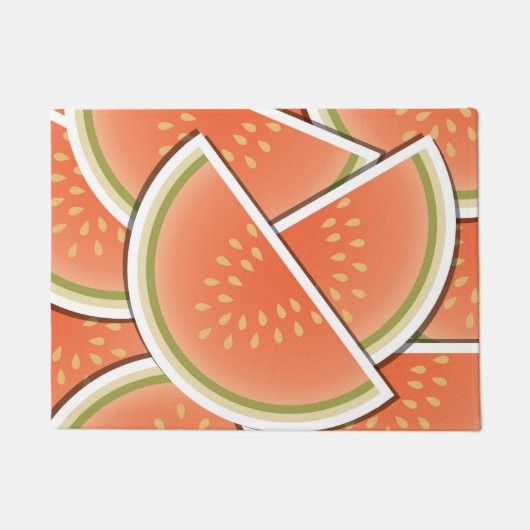 Funky melonwiggen deurmat (Voorkant)