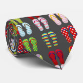 Funky moderne mode teenslippers kleurrijke sandale stropdas (Opgerold)